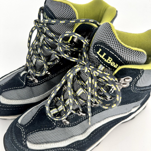 LL BEAN Women's Navy Blue Primaloft Ankle‎ Sneakers Boots Hiking Size 7 Medium - Picture 11 of 12